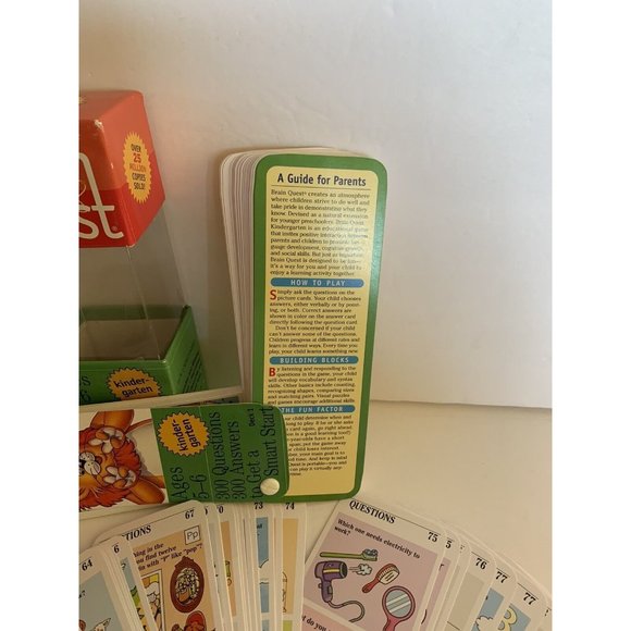 Lot Melissa & Doug Smarty Pants PreK - Brain Quest 300 Questions Answers Kinder - Picture 1 of 8